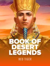 book of desert legends slot logo